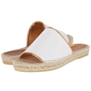 Robert Clergerie Espadrille Leather Silde Ela Sandals